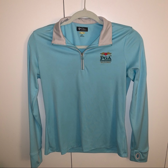 Greg Norman Half Zip Long Sleeve - Picture 3 of 4